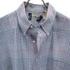 L.L.BEAN 80s Vintage Check Pattern Short Sleeve Button Down Shirt Men's Used