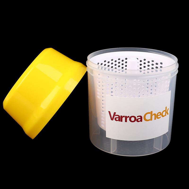 Botella de prueba de ácaros Varroa, colmena de apicultura, herramientas para comprobar ácaros, 1 ud.