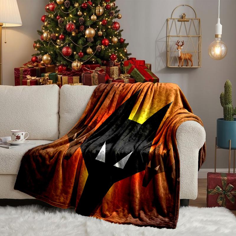 Wolf In The Night Wanderers Throws Blanket Flannel Blankets Plush for Couch Bed Gifts for Men Women Travel picnic blanket Christmas fan gifts