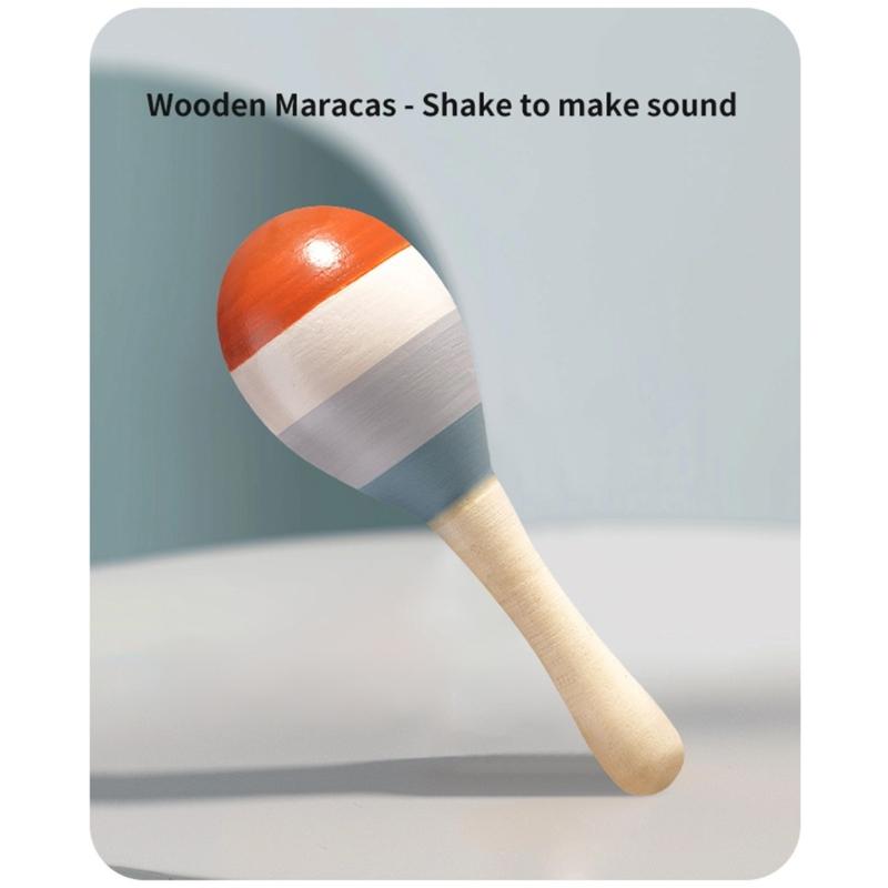 Music Set Wood Toy for Toddler Interaction Percussion Musical Instrument Sensory Education Rattle Toy for Preschooler