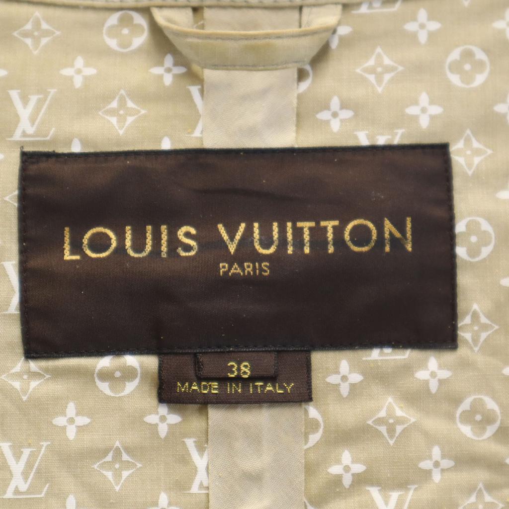LOUIS VUITTON made in Italy Hooded Jacket 38 beige Women Used