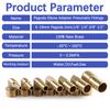 6-19mm 1/8" 1/4" 3/8" 1/2" Messing Winkelstück Schlauchtülle Schlauchadapter Außengewinde Kupferrohrfitting Verbinder Kupplung Kraftstoff Wasser Gas Öl