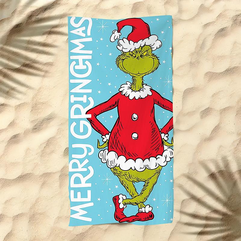 Green Legend Beach Towel Printed Green Beach Bath Towel