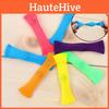 Colorful Stretch Mesh Bead Squeeze Toy Stress Relief Braided Net Tube With Marble 10.5cm Size