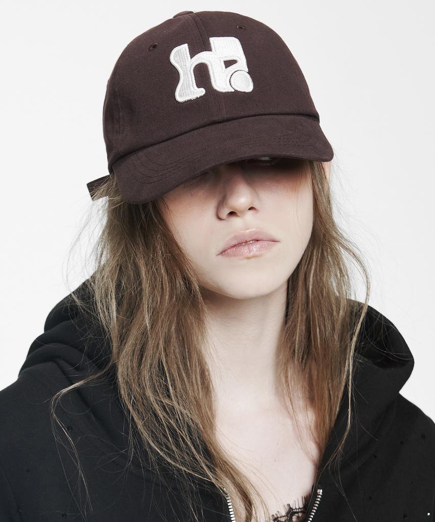 HOLYNUMBER7 Holy Symbol Big Logo Ball Cap_Burgundy