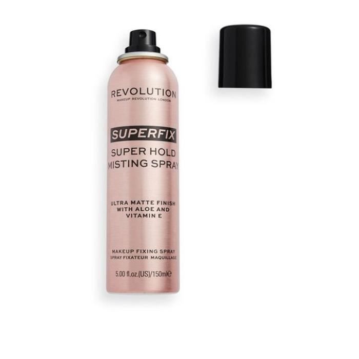 Spray fixateur de maquillage - Revolution - Superfix - 150 ml - Effet mat - Aloès et vitamine E