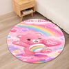 Bear Printed Round Rug Carpet Chair Rug Area Rug Entryway Doormats,for Office Chair Living Room Bedroom Kitchen Room.