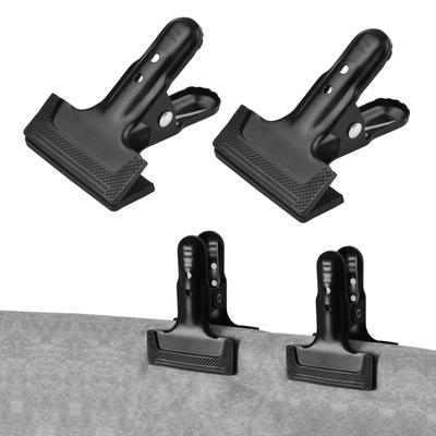 Heavy Duty Spring Metal Clip Photography Backdrop Clamps Background Support Holder with Rubber