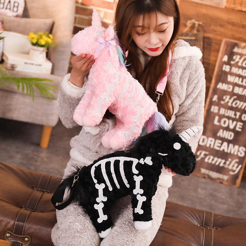 Unicorn Cute Plushie Shoulder Bag Makeup Storage Backpack Girls Angelic Gift