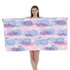 Classic Leopard Print Beach Towel Polyester Quick Dry Sand Free Swim Bath Towel for Women Sexy Animal Pattern Summer Pool Travel