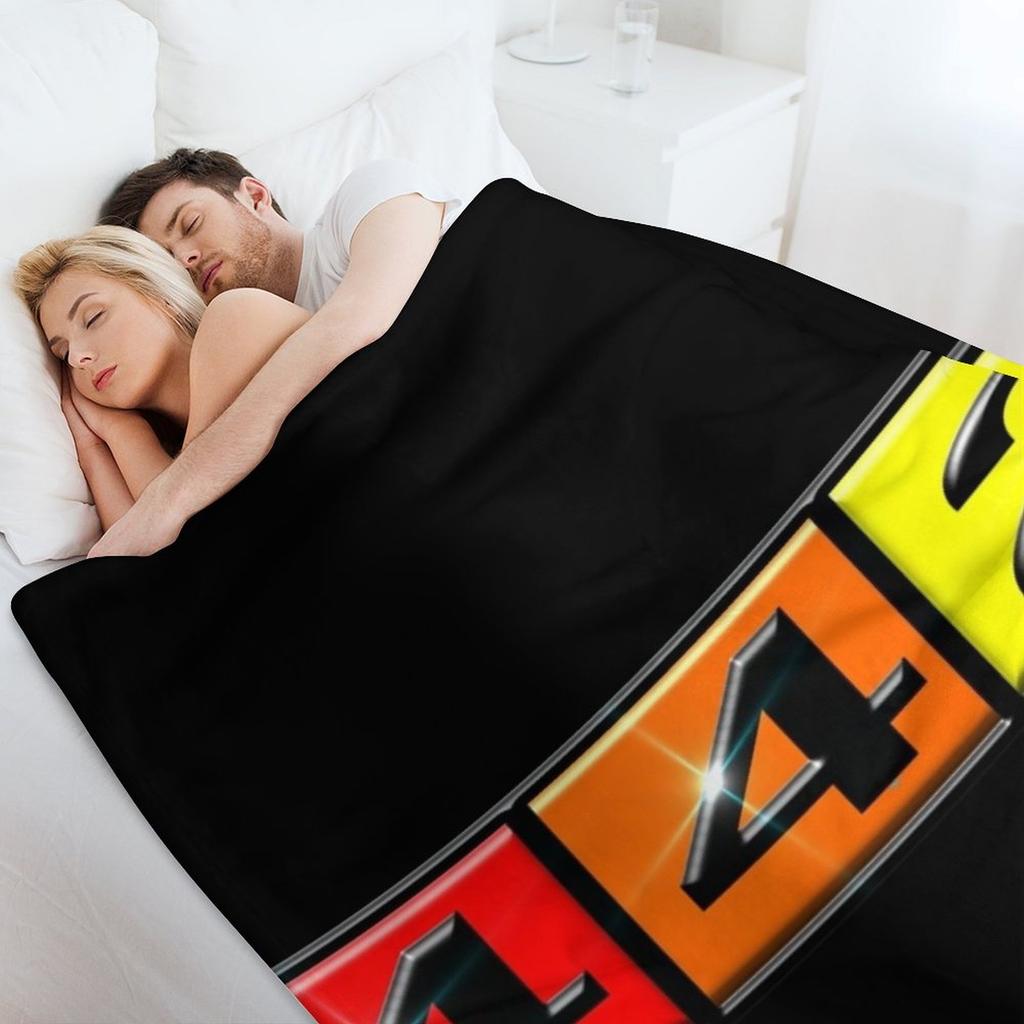 442 Black Throw Blanket Cute Plaid Luxury Plush Quilt Blankets