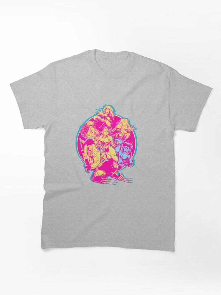 Wolverine and the X Men 90’s Retro Jim Lee X-Men Group Classic Unisex T-Shirt