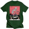 Handsome Mens Death Tarot T-shirt Short-Sleeve Cotton Tshirt Major Arcana Halloween Spooky Skeleton Creepy Tees Shirt Apparel