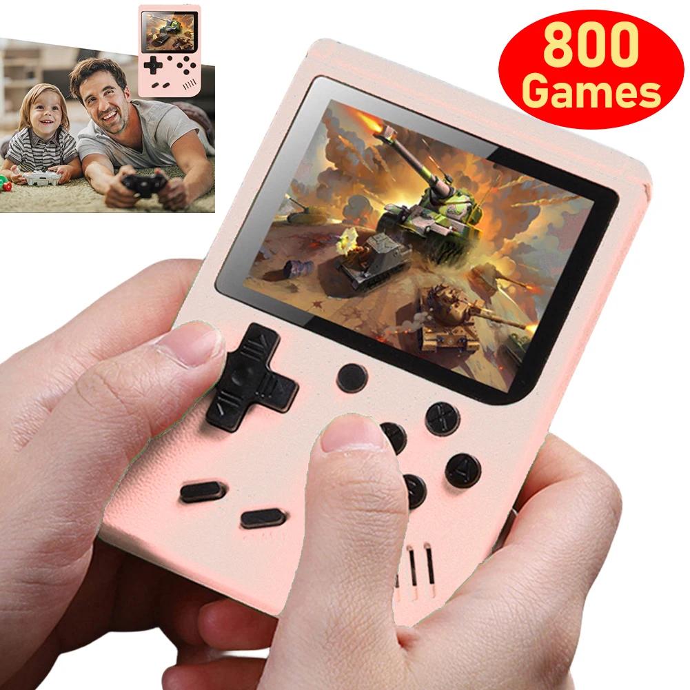 800 Games Handheld Video Game Console 3 Inch TFT Screen with 500/400 FC Classic Games Nostalgic Games Console for Kids and Adult