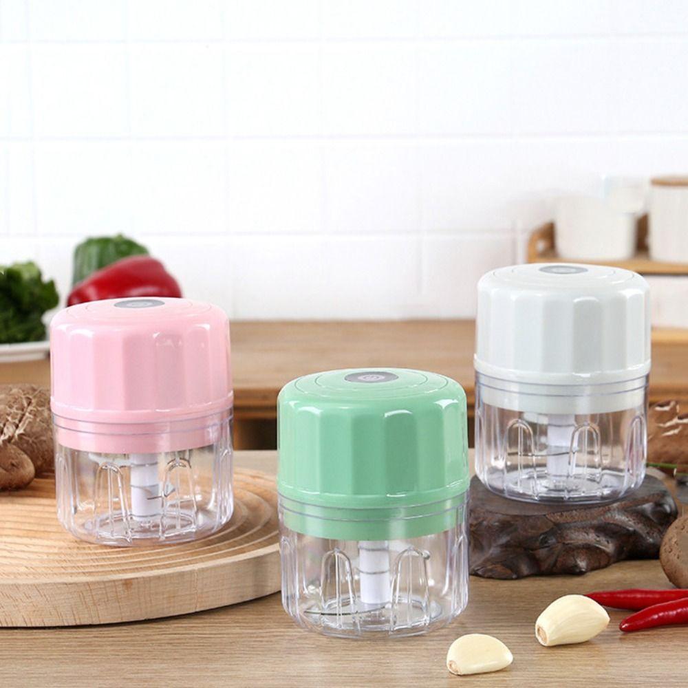 Durable Garlic Chopper Portable Vegetable Crusher Electric Garlic Chopper  Household Cooking