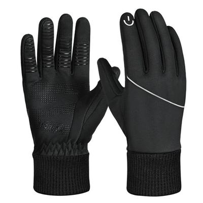 Guanti Invernali Unisex Dita Intere Touch Screen Guanti da Ciclismo Antiscivolo Ciclismo Pile Polare Caldi Guanti da Guida Corsa