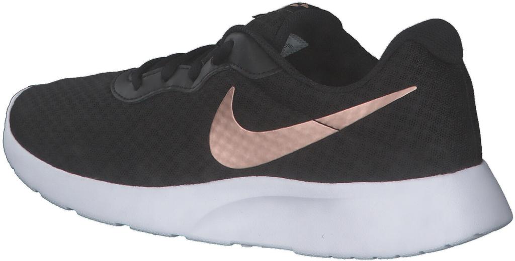 Кроссовки Nike Tanjun Women черный/багровый вольт/белый/металлический красный бронзовый