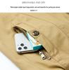 Men's Double-Sided Pure Cotton Jacket - Stand Collar, Loose Fit, Business Casual for Spring and Autumn.