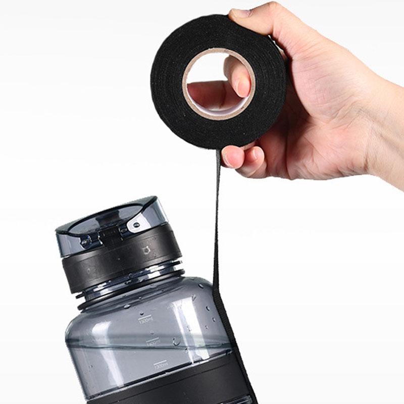 Electrical Tape Heat Resistant Harness Car Cable Harness Waterproof Insulating Electrical Tape Black Self Adhesive Fabric Tape