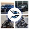 Qizaoly Naklejka na reflektor motocyklowy, Naklejka na oko motocyklowe | Straszna naklejka dekoracyjna na tylną szybę