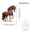 Creative Design Colorful Artistic Horse Home Desktop Decoration Ornament