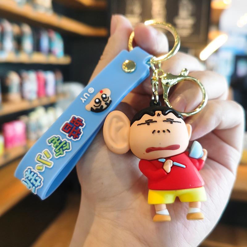 Crayon Shin-chan Keychain Cute Bag Gift Accessory Exquisite Small Ornament Quirky Crayon Shin-chan Keychain Best Gift Toys Anime