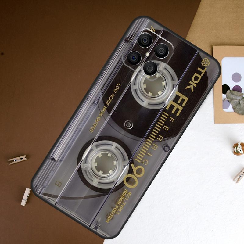 

Vintage Cassette tape retro style Case For Honor 400 Pro 200 50 70 90 X9a X9b X9c X9d X8a X8b X8c Magic 7 Lite 5 6 8 Pro Cover Honor X8c