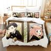 Anime SPY×FAMILY Bedding Set Anya Forger Duvet Cover Set Microfiber Single Queen King Twin Full Size Duvet Cover For Gifts