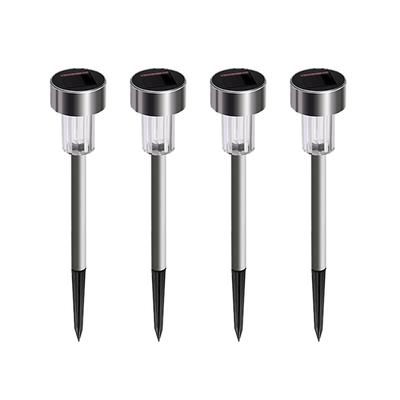 4 Pieces Garden Outdoor Led Lawn Lights, Solar Landscape Lights for Paths