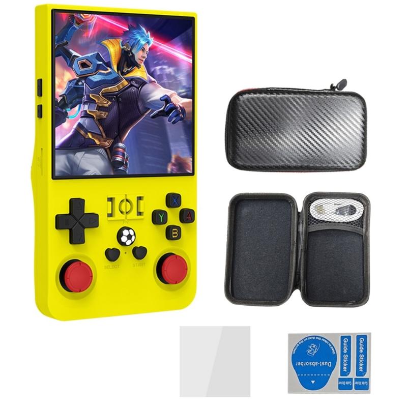Open Source R36Max 4Inch IPS Screen Handheld Video Game Console Linux System Pocket Game Player Kids Gift