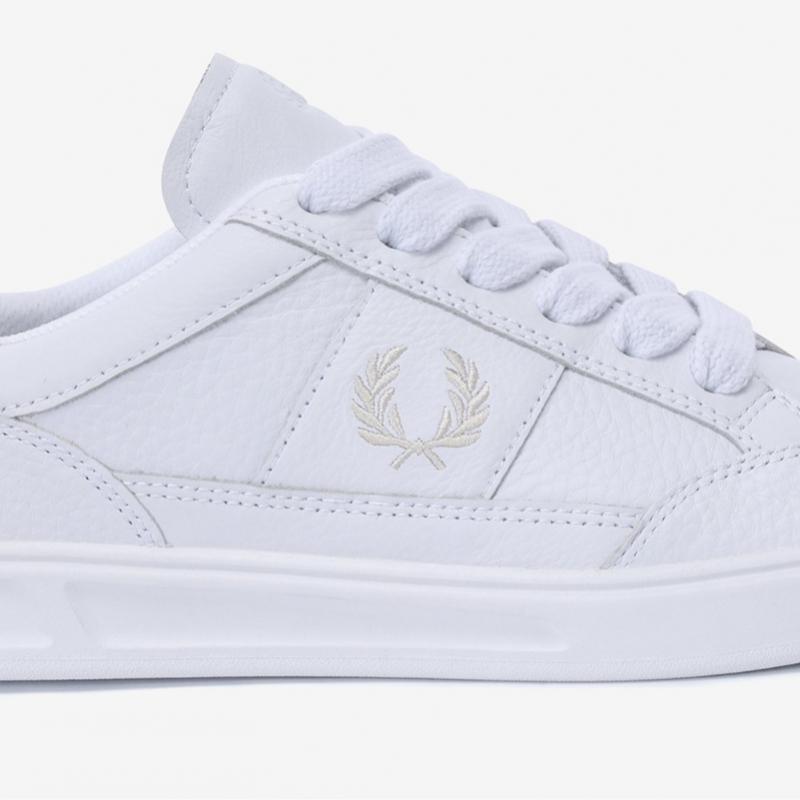 Fred Perry Men S Sneaker Textured Leather Sfpm2417329 T33