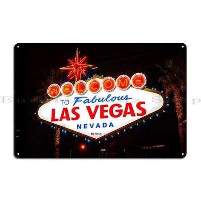 Pôster Placa de Metal Las Vegas Cinema Garagem Personalizado Placas de Pub Placas Pôster Placa de Estanho