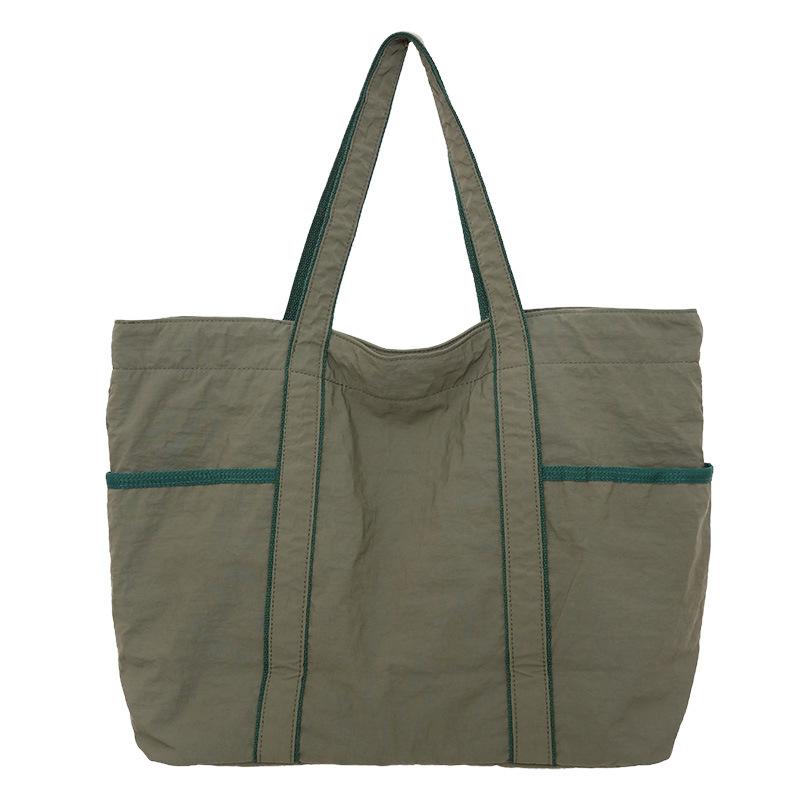 Yoga bag women's big pocket portable tote bag versatile commuter large capacity high value shoulder satchel