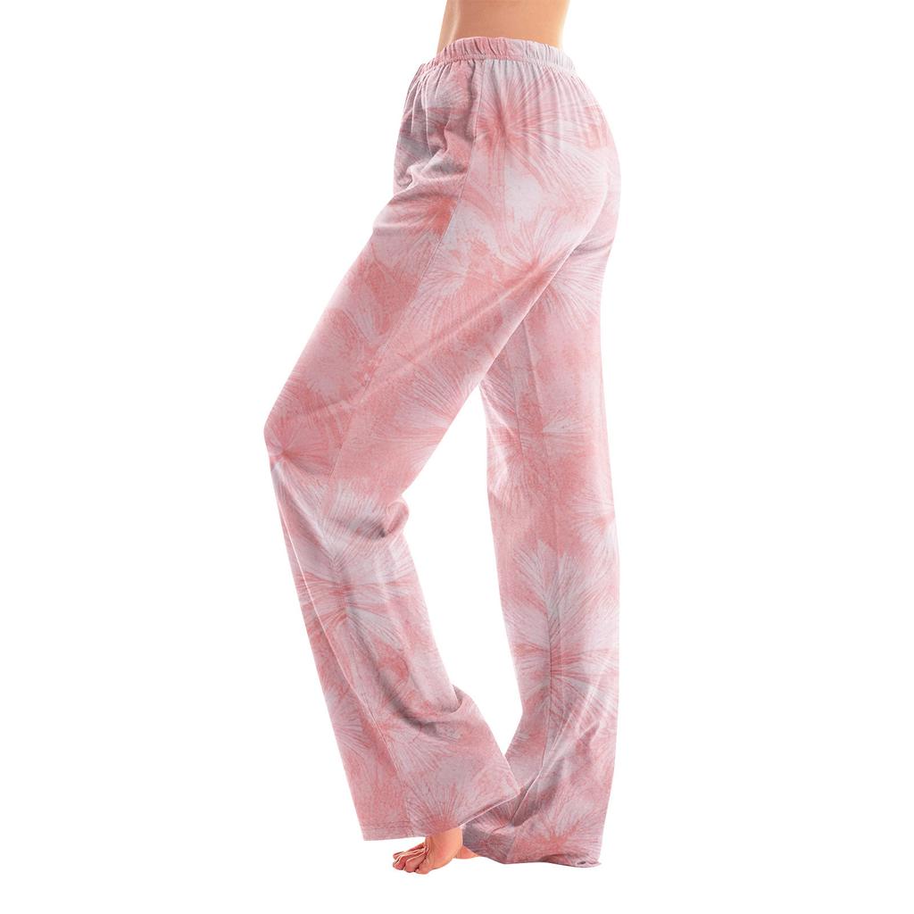 Anime-Pyjamahose, Nachtwäsche, lässige Hose mit Kordelzug und elastischer Taille, bequeme, gerade, lockere Yoga-Hose