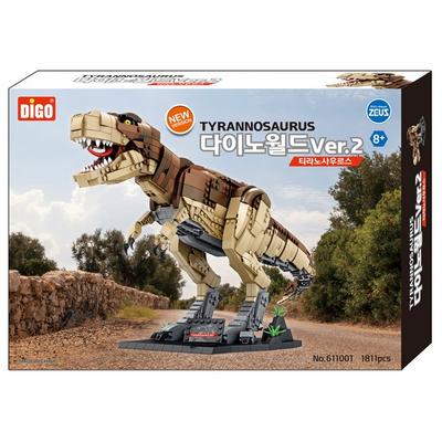 Digo Dino World Tyrannosaurus-Block, gemischte Farbe