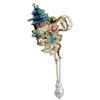 enamel Chinese Style Hair Claw Pearl Metal Shark Clip Cheongsam Design Hair Clip  Girls