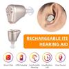 Invisible High Quality Hearing Amplifier Professional Sound Voice Enhancer Mini Rechargeable ITE Hearing Aid