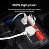 Car Power Inverter Converter DC 12V/24V To AC 220V Car Power Converter Charger 2000W 4 USB 3.0 Electronic Device Charging