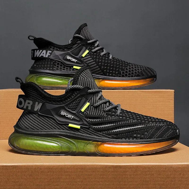 Men's Sports Running Shoes New Men's Shoes Jelly Sole Breathable Casual Shoes Fashion Casual Shoes