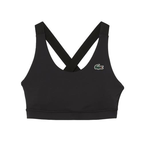 Lacoste Womens/Ladies Cross Strap Back Sports Bra