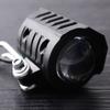 2 In 1  E-bike Light Headlight Input DC 36V 48V 60V Electric Scooter Handlebar Lamp Electric Scooter LED Front Light With Horn