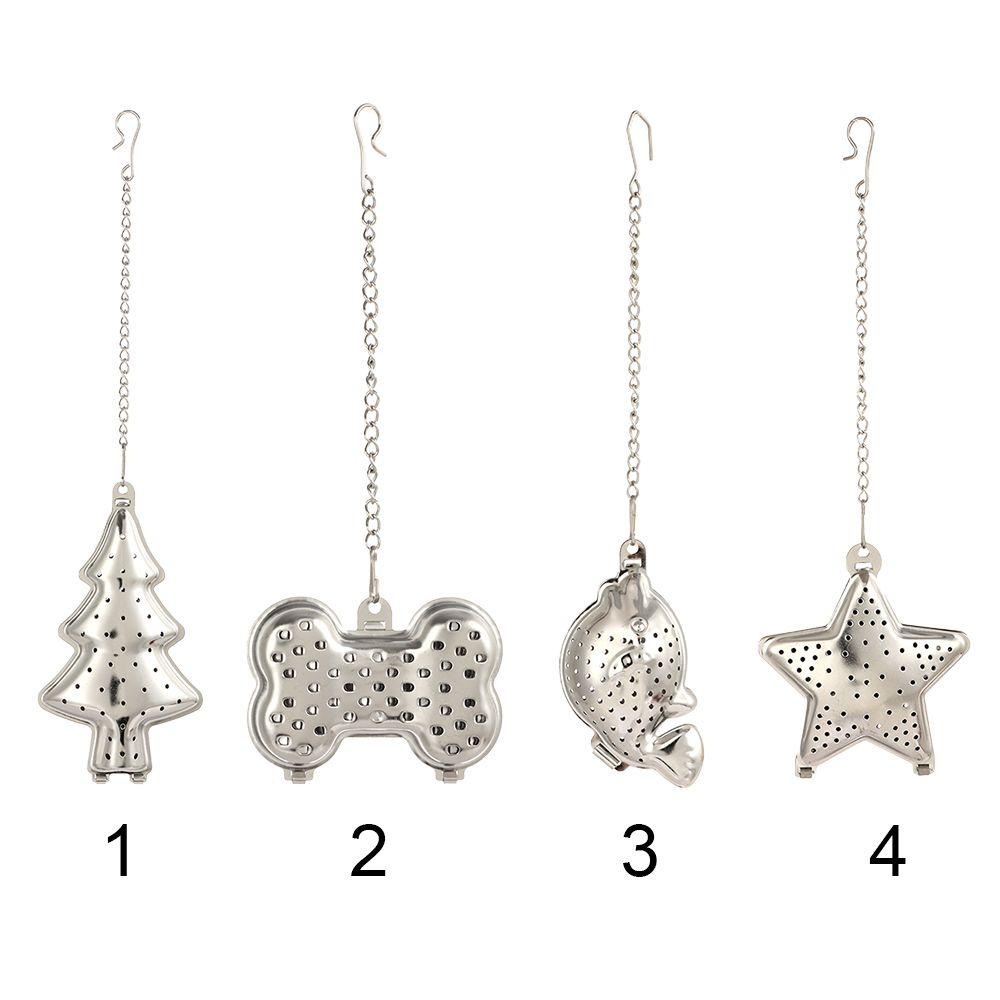 Cute Chain Hook Loose Leaf Tea Infuser Mesh Tea Ball Infuser Small Tea Filter