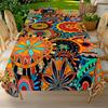 Bohemian Pattern Rectangle Tablecloth for Table Decor Holiday Party Waterproof Reusable Tablecloth for Tables Party Picnic