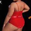 Sexy Plus Size Mesh Christmas Nightgown - European & American Style