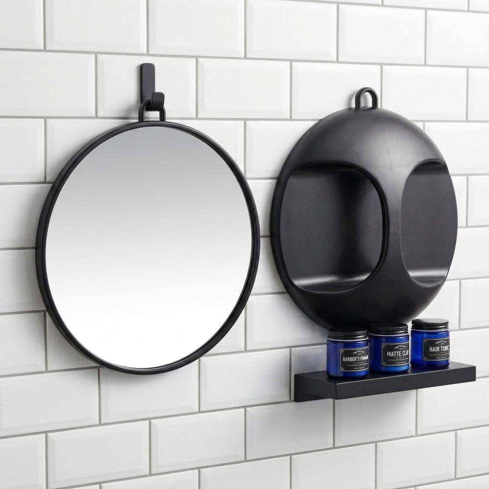 Easy To Install Barber's Hair-cutting Mirror Professional Handheld Makeup Mirror  Hair Salon