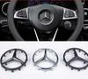 CRU1 Top Quality 52mm 57mm Steering Wheel Center Badge Star Logo Car Emblem with 18 Pins for Mercedes Benz C CLA CLS GLC GLE GLS E