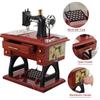 Music Box Vintage Mechanism Sewing Machine Style for Girls Daughter Mom Girlfriend Mother"s Day