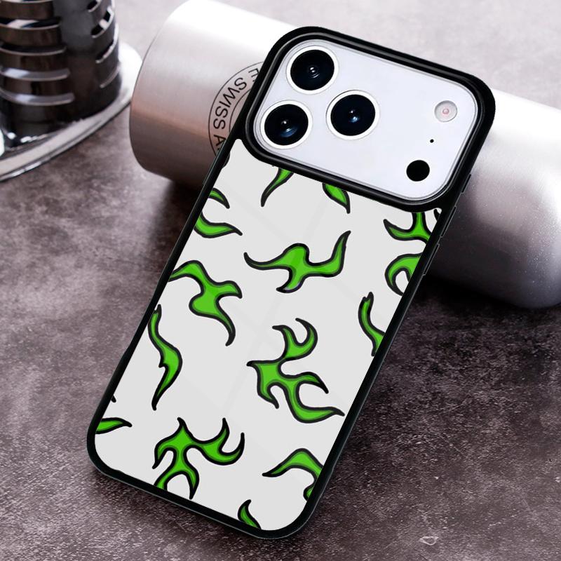 Cool Flame Colorful Pattern Phone Case For iPhone 17 16 15 14 13 12 11 Pro Max Plus 17Air Soft Silicone Cover