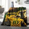 1pc Neymar11 Blanket, Gift, for Men and Women, Soft Blanket, Good for Sofa Bed Couch Travel, Lightweight Flannel Blanket