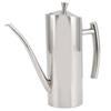 Oil Dispenser Bottle Stainless Steel Mirror Appearance Curved Handles Ergonomic Grip Drip Free Oil